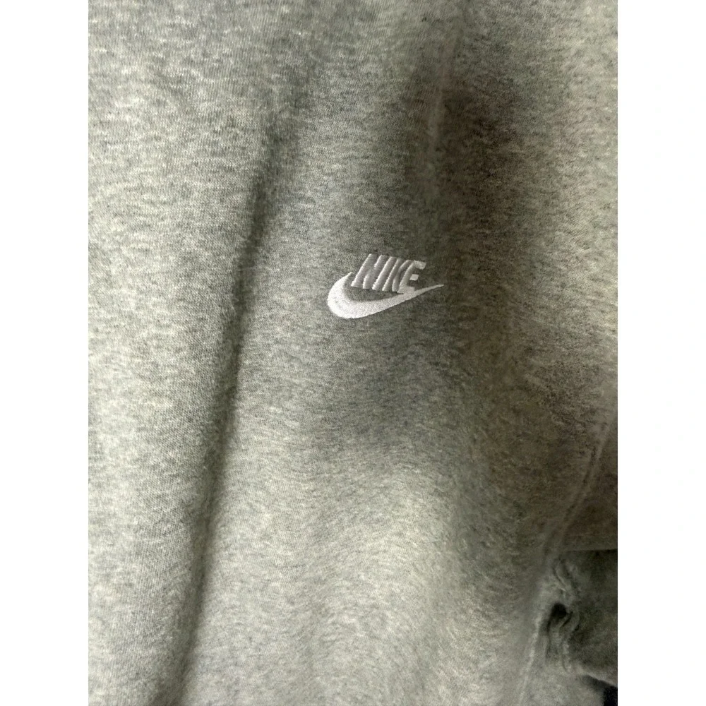 Nike Sportswear Club Fleece Sweater Swoosh Mens‎ M Gray Athletic